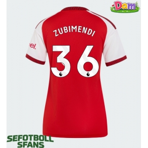 Arsenal Martin Zubimendi #36 Hemmatröja Kvinnor 2026-27 Kortärmad